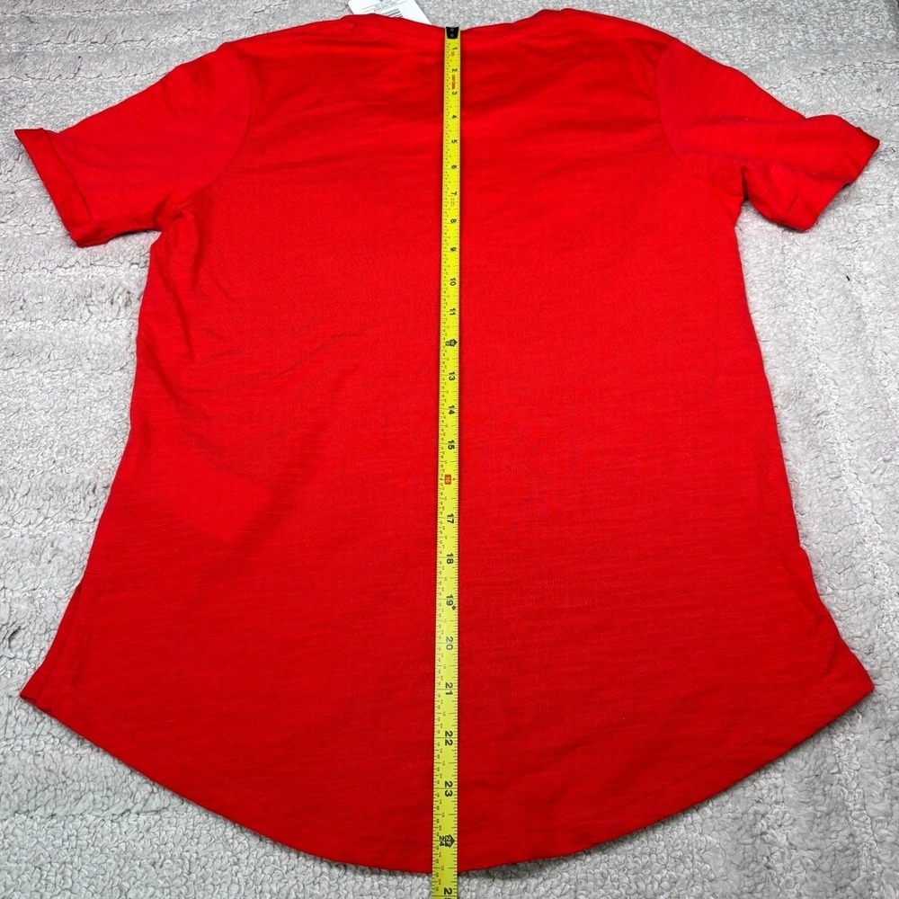 NFL Team Apparel Kansas City Chiefs T-Shirt Women Small Red Graphic Knit NWT - Picture 6 of 8